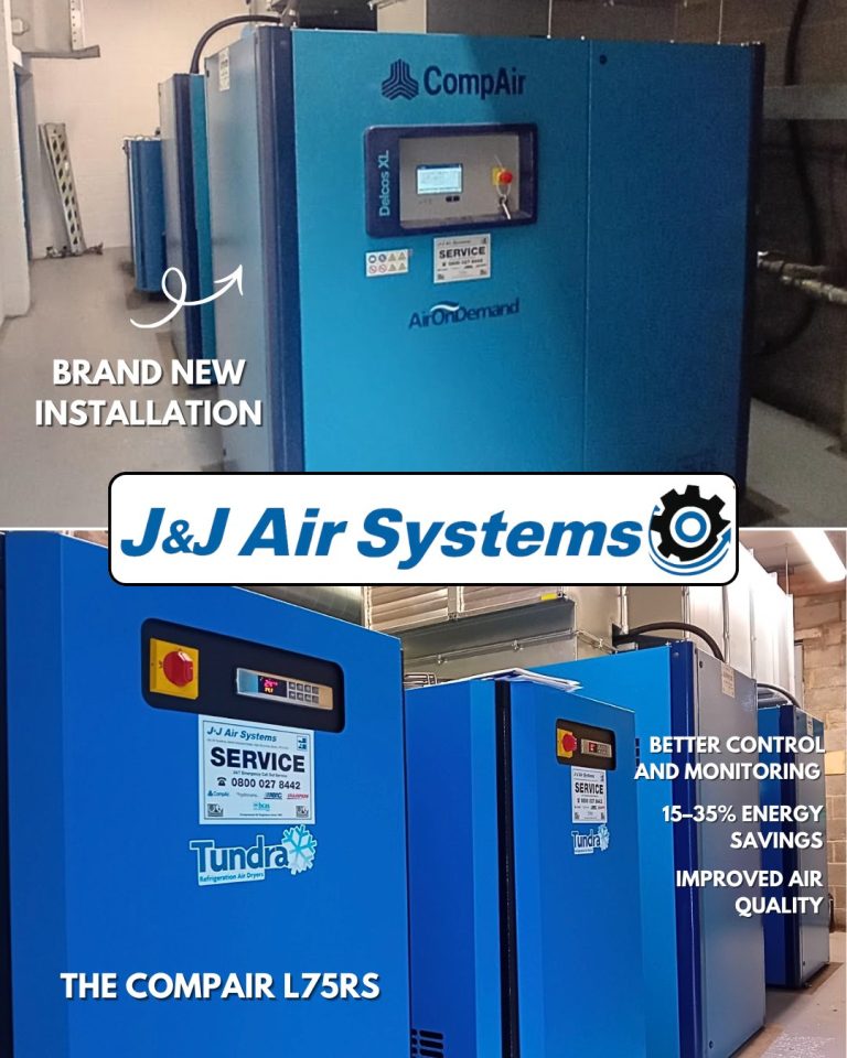J&J case study images of 2 compressors