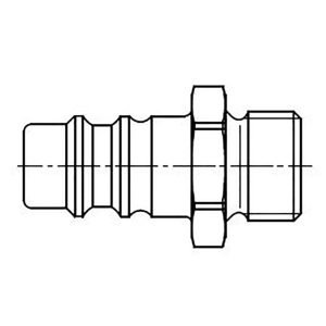 25SSAW13SXZ — Quick coupling system with nominal diameter 7.8 for pneumatic (series 25, 1600 and 1625), liquids — G1/4