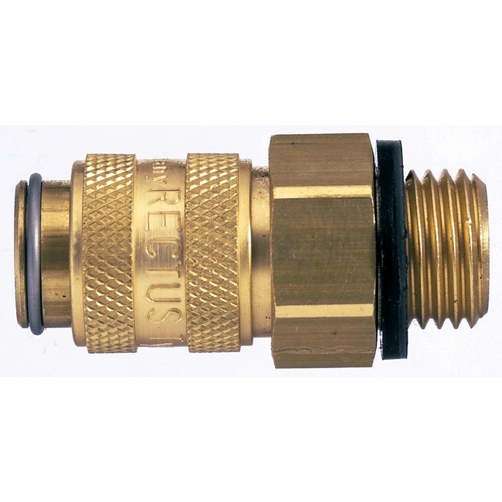 21KAAW10MPN — Quick Coupling, European profile, ND 5 (Series 21) — Straight — G1/8