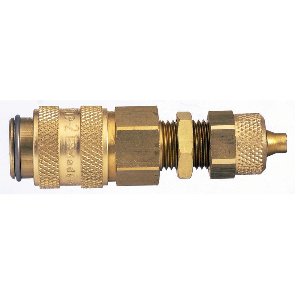 21KBKS06MPN — Quick Coupling, European profile, ND 5 (Series 21) — Straight — 4x6mm