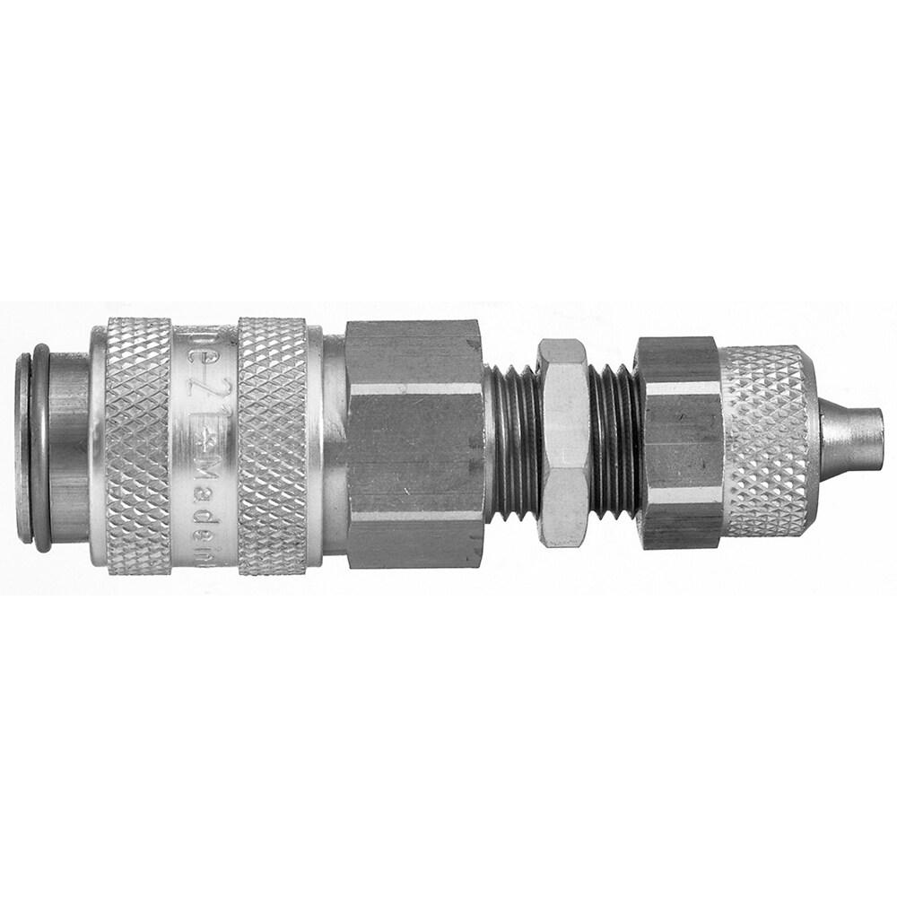 21KLKS06MEN — Quick Coupling, European profile, ND 5 (Series 21) — Straight — 4x6mm