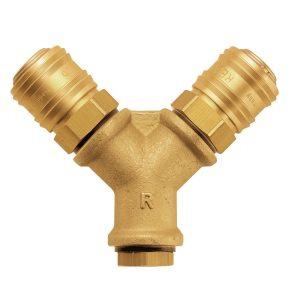 ZM13I — 2-Way Manifold Assembly with Coupling Series 26 — G1/4