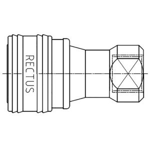 74KFIW21MPX — Quick Coupling, ISO 7241-B profile, ND 4.3-20 (Series 71 to 76) — G1/2