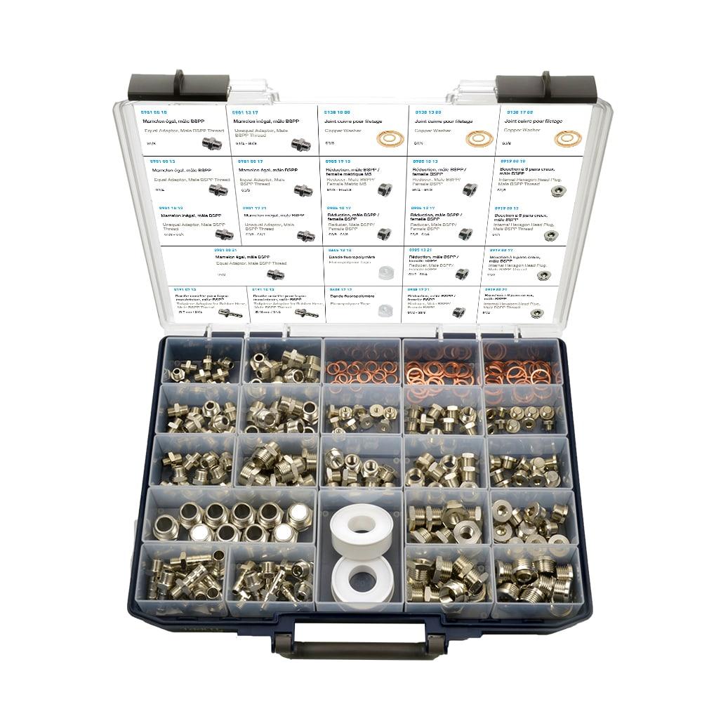 0950 00 00 02 — Nickel-Plated Brass Accessories Kit Threads