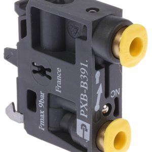 PUSH BUTTON BLACK 2X NC/NO