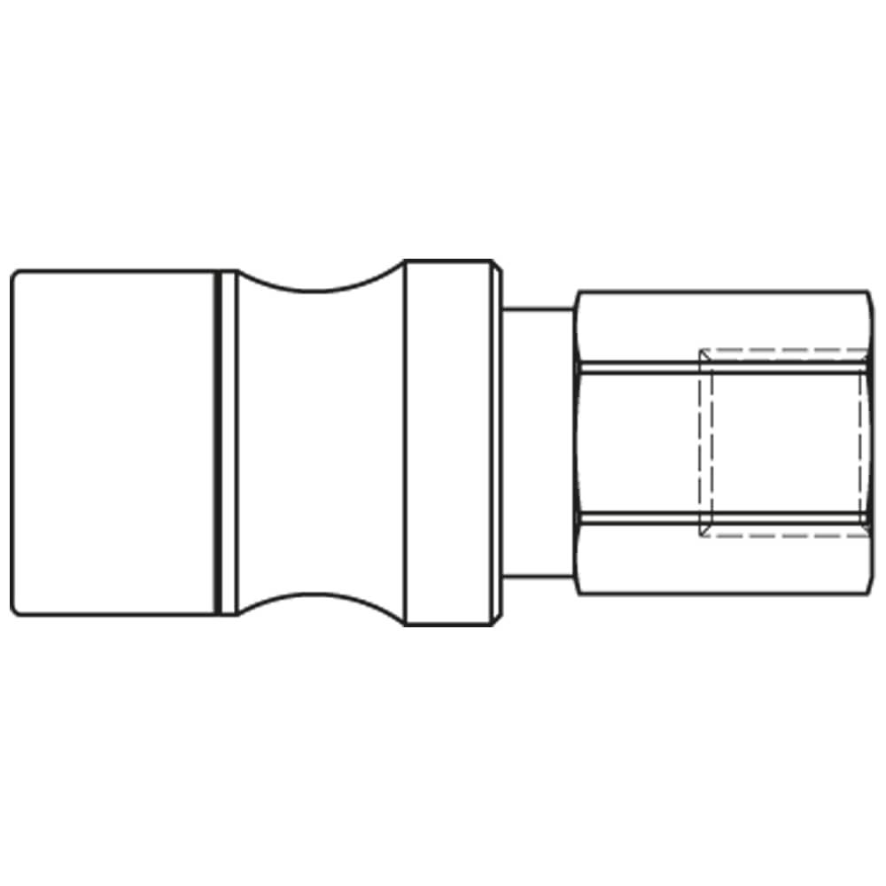 204KLIW10MVN — Quick couplings, Parker Profile, DN4 (Series 204) — G1/8