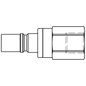 204SLIW10EEX — Quick couplings, Parker Profile, DN4 (Series 204) — G1/8