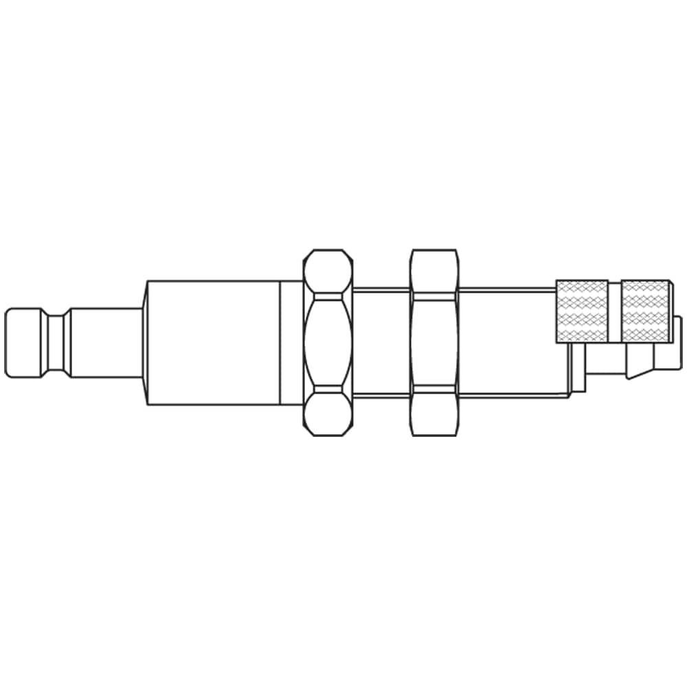20SBKS06MVN — Quick Coupling, European Profile, ND 2.7 (Series 20) — 4x6mm