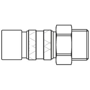 21KAAW10RVX8 — Coded Quick Coupling, Series 21 — G1/8