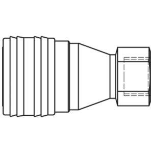 73KBIW17DVX — Quick Coupling made of Thermoplastic with ISO 7241-1 Series B Profile, Series 70