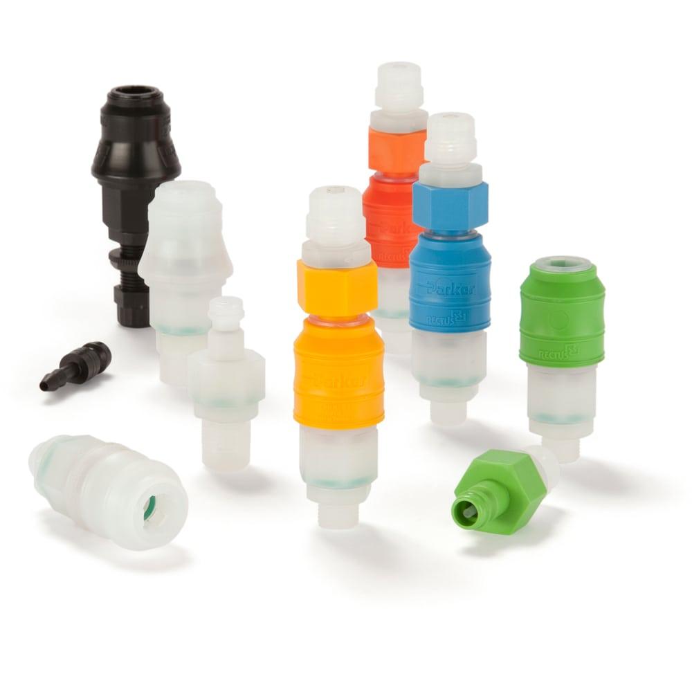 21KBKEXXDPX — Quick coupling, Euro Profile, Thermoplastic, ND 5 ( Series 21 - Thermoplastic)
