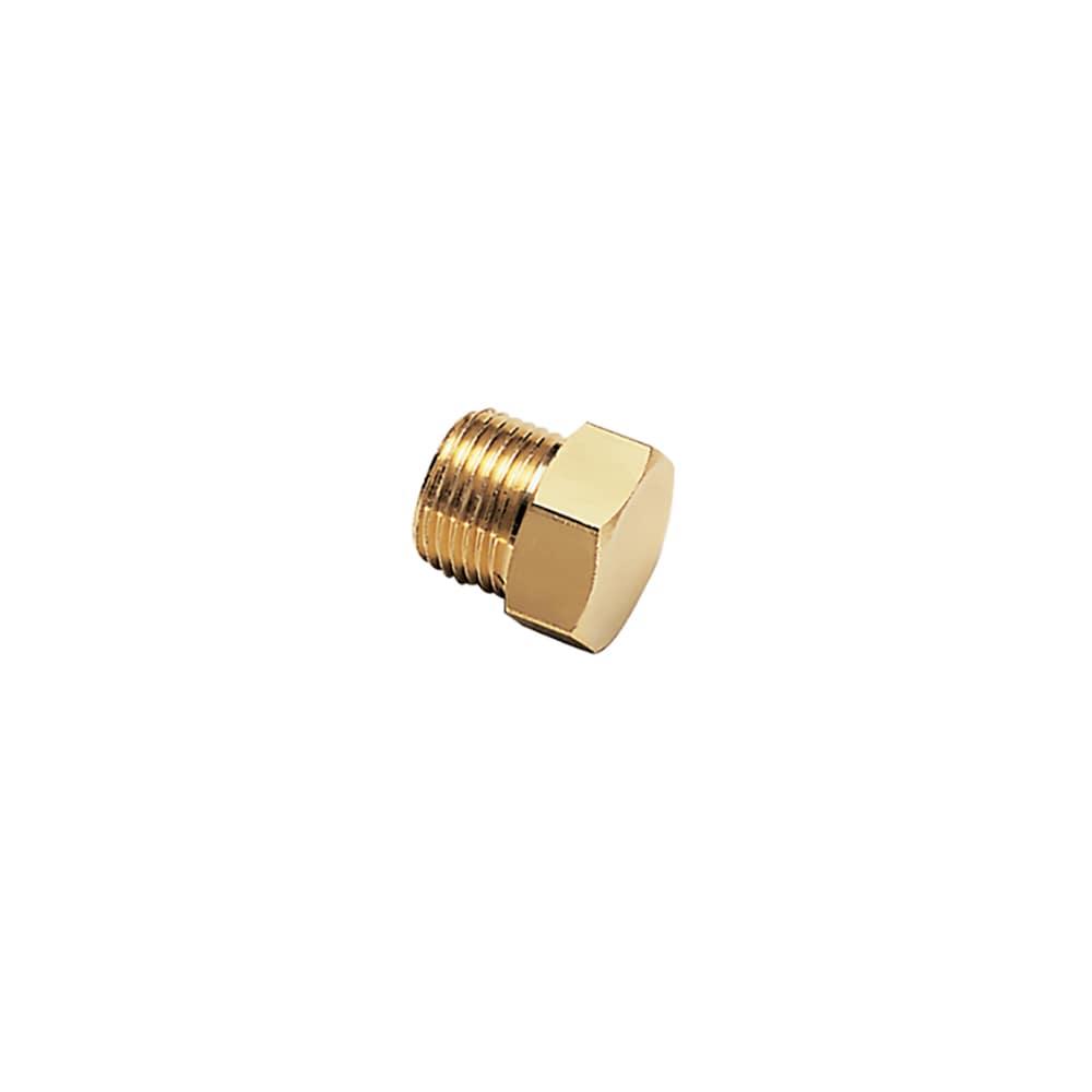 0125 08 00 — Brass Accessories for Compression Fittings — Tube end plug for compression fitting — 8mm