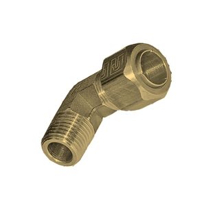 C3BMB10-1/4 — Brass Compression Fittings — 10mm, R1/4, BPST