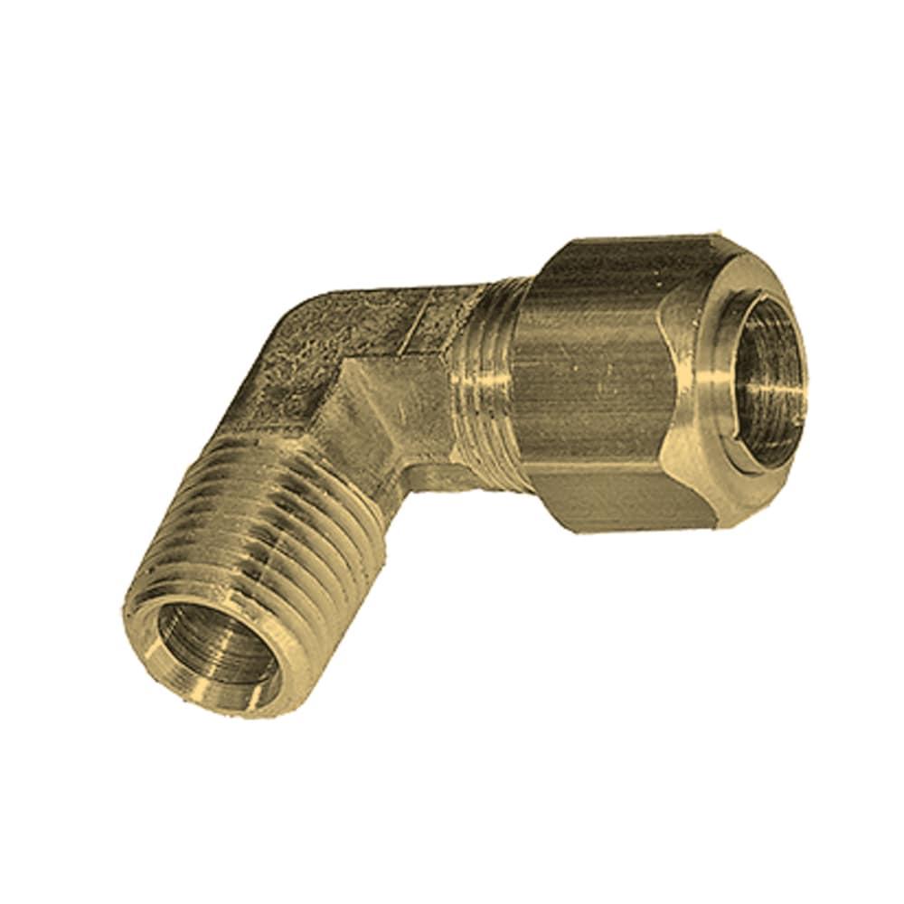 CBMB6-1/4 — Brass Compression Fittings — 6mm, NPT1/4, NPT