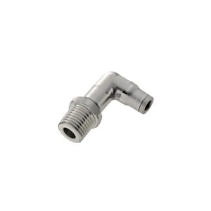 3809 06 14 — Stud Elbow, Male NPT Thread — Elbow 90° — 6mm, NPT1/4