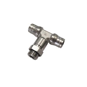 3698 12 17 — Stud Branch Tee, Male and Thread — Branch Tee — 12mm, G3/8