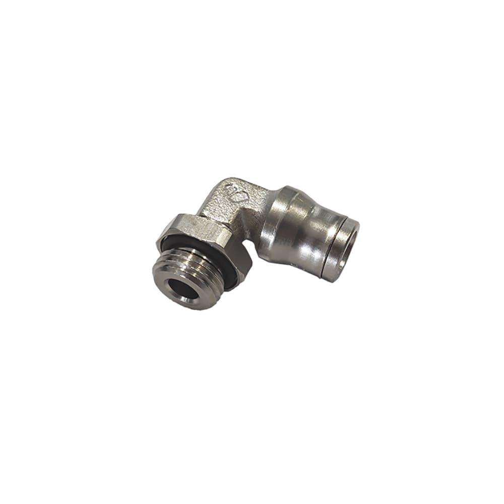 3669 06 60 — LF 3600 Chemical Nickel-Plated Brass Push-In Fittings — Elbow 90° — 6mm, M10x1