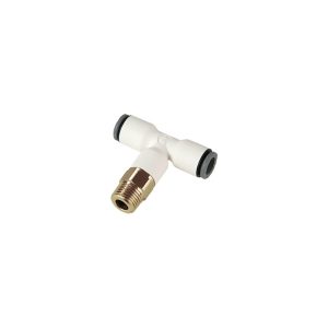 6908 08 17 — LIQUIfit® Push-In Fittings with Metal Adaptors — Tee — 8mm, G3/8