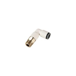 6909 10 13 — LIQUIfit® Push-In Fittings with Metal Adaptors — Elbow 90° — 10mm, G1/4