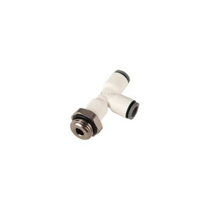 6953 04 10 — LIQUIfit® Push-In Fittings with Metal Adaptors — Tee — 4mm, G1/8