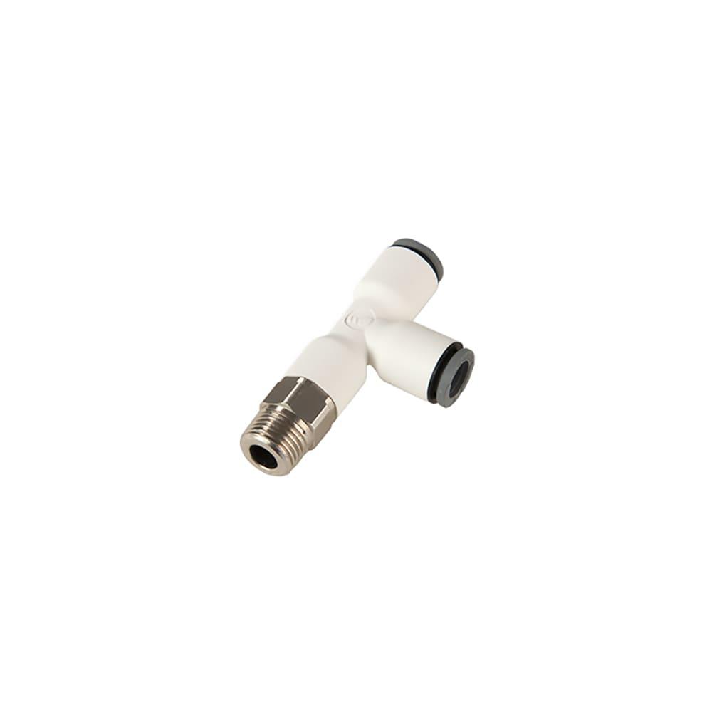 6973 10 13 — LIQUIfit® Push-In Fittings with Metal Adaptors — Tee — 10mm, G1/4