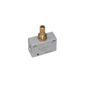 7170 17 17 — Pneumatic Flow Control Regulators in Polymer or Nickel-Plated Brass — Straight — 17mm, G3/8