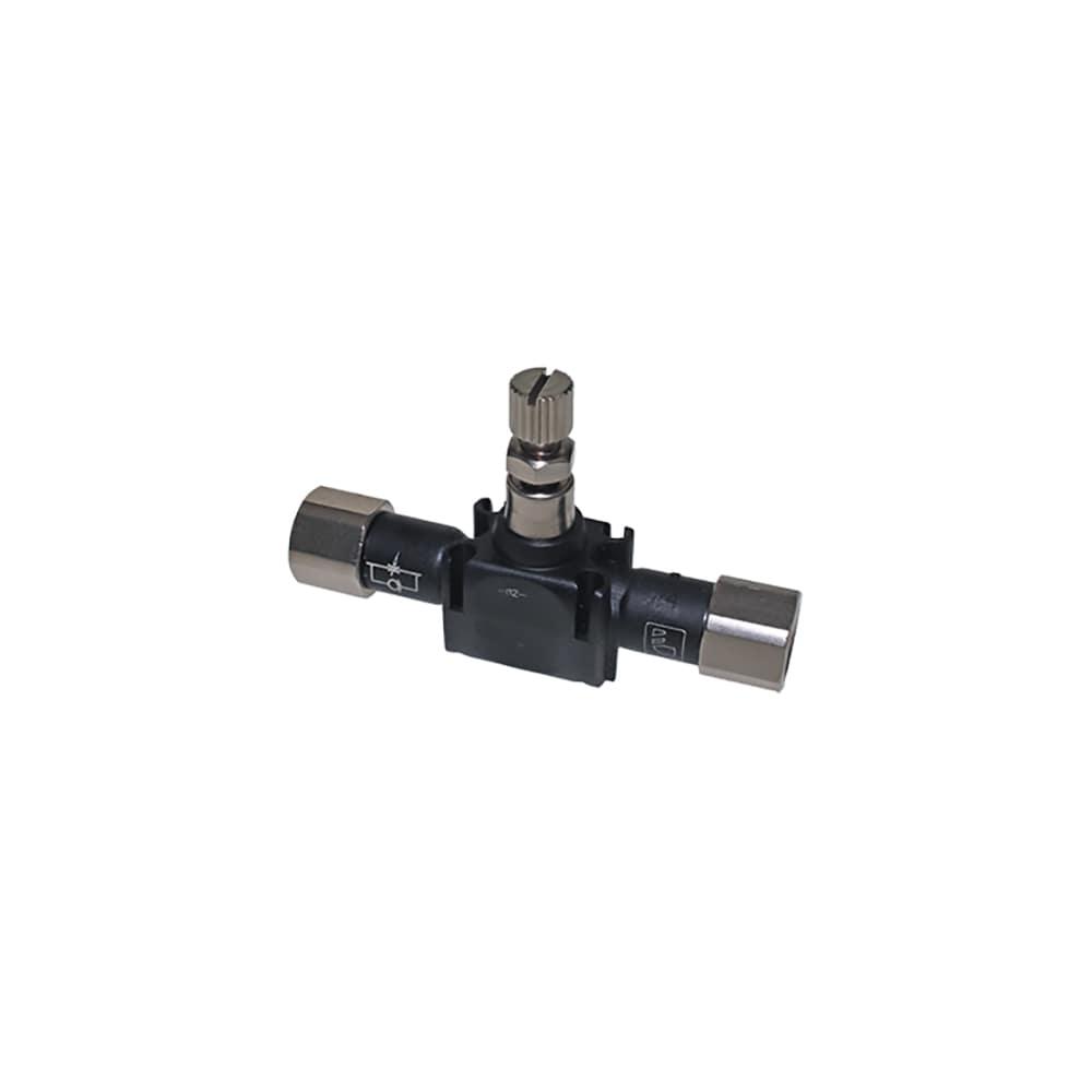 7771 13 13 — Pneumatic Flow Control Regulators in Polymer or Nickel-Plated Brass — In-Line — 13mm, G1/4