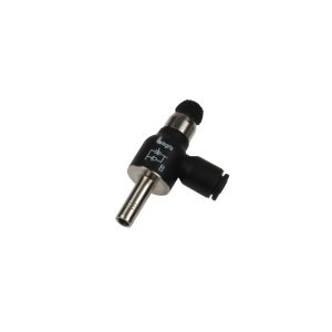 7031 08 00 — Pneumatic Flow Control Regulators in Polymer or Nickel-Plated Brass — Elbow 90° — 8mm
