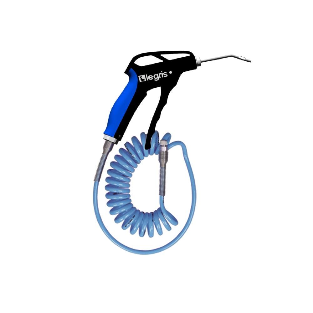 0631 00 05 — Ready for use, simple and ergonomic, the Parker Legris blowgun kit remains an essential item of equipment for any blowing or spraying operation in the industrial environment. — Kits with Premium Blowguns — 5mm