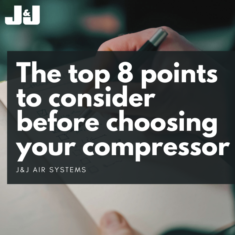 The top 8 points to consider before choosing your next compressor