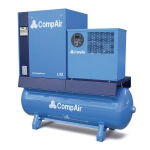 CompAir L02FS – 10 – 270L Airstation – Fixed Speed Rotary Screw Compressor – Air Receiver – Dryer