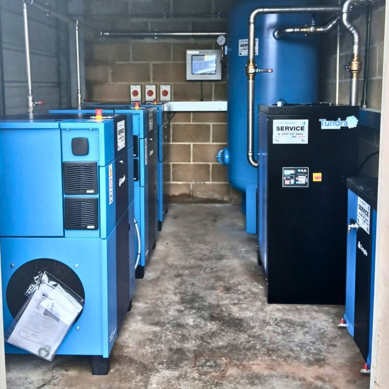 A full compressed air system in a storage cupboard? Yes, really.