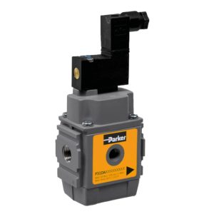 P31DA12SGNC2CN — Parker Global Dump Valve, 1/4" BSPP, 24V DC