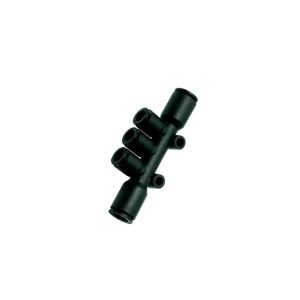 3304 06 04 — Pneumatic Push-In Fittings - LF 3000® — Union Tee — 6mm, 4mm