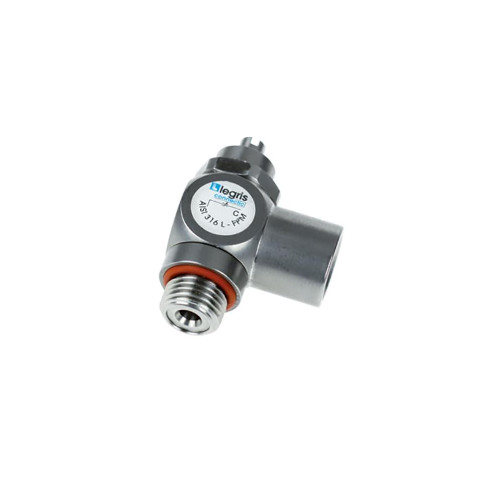 7812 21 21 — Pneumatic Flow Control Regulators in Stainless Steel — G1/2