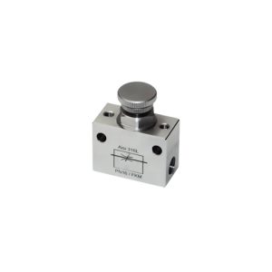 7822 00 10 — Pneumatic Flow Control Regulators in Stainless Steel — G1/8