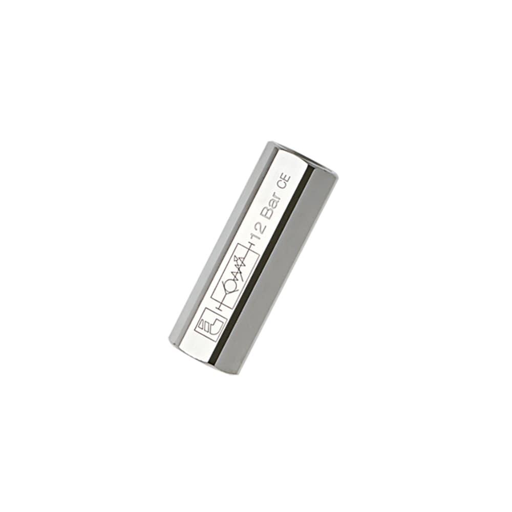 7930 21 21 — Pneumatic Adjustable Non-Return Valves in Nickel-Plated Brass — Adjustable check valve female — 21mm, G1/2