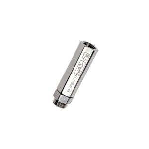 7931 10 10 — Pneumatic Adjustable Non-Return Valves in Nickel-Plated Brass — Adjustable check valve supply male / female — 10mm, G1/8