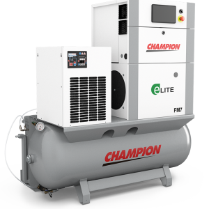 Champion FM 7 compressor on receiver with dryer