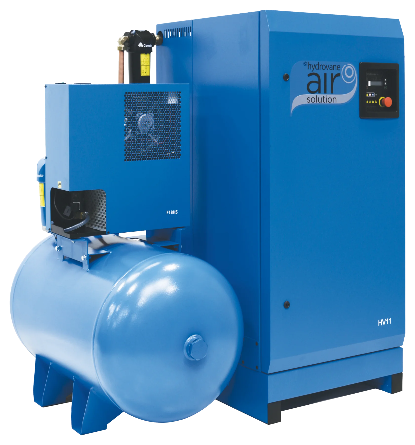 Hydrovane HR07ERD – 10 – Fixed Speed Rotary Vane Compressor – Receiver – Dryer – Filters